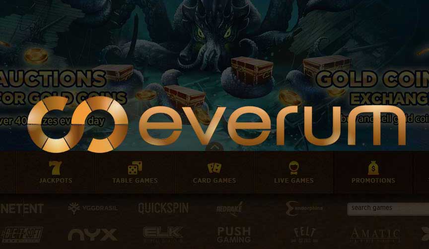 Онлайн казино Эверум — лидер в азартном мире